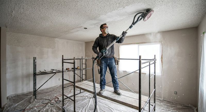 Popcorn Ceiling Resurfacing Service