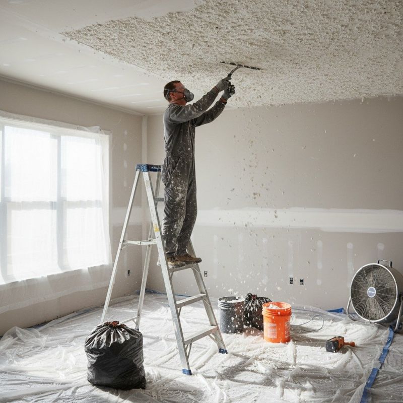 Popcorn Ceiling Resurfacing